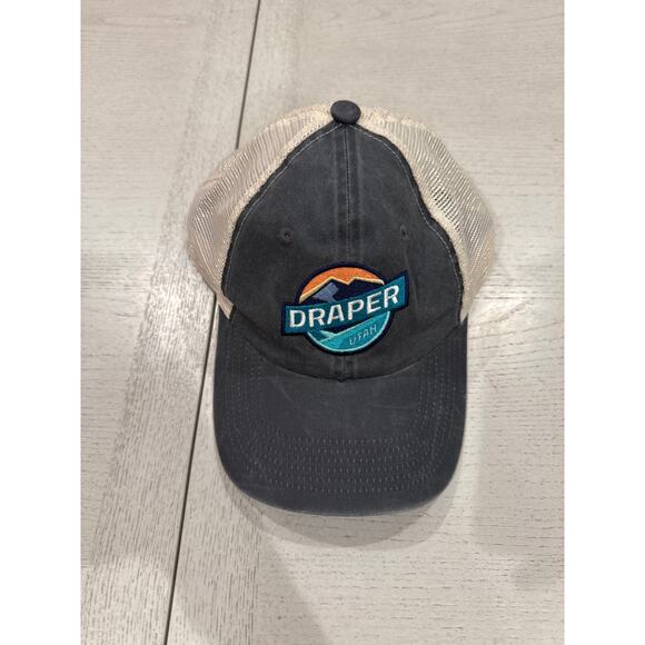 Vintage Men's Draper Utah Port Authority Adjustable Baseball Cap Hat - Picture 1 of 4